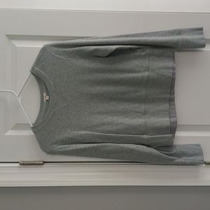 Gap Cropped Long Sleeve Sweatshirt
